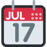 Emoji Calendario a strappo 📆 image - Twitter / X (Twemoji) style