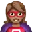 Woman Superhero: Medium Skin Tone