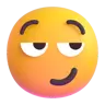 ใบหน้ายิ้มแย้ม Emoji 😏 image - Microsoft 3D Fluent style