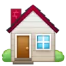 อาคารบ้าน Emoji 🏠 image - WhatsApp style