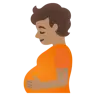Pregnant Person: Medium Skin Tone Emoji 🫄🏽 image - Google Noto Color style