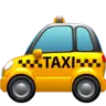 Taxi Emoji 🚕 image - Apple style