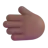 Leftwards Hand: Medium-Dark Skin Tone
