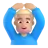 Man Gesturing Ok: Medium-Light Skin Tone