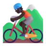 Person Mountain Biking: Light Skin Tone Emoji 🚵🏻 image - Microsoft 3D Fluent style