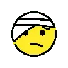 Gesicht mit Kopfbandage Emoji 🤕 image - OpenMoji style