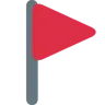 Triangular Flag Emoji 🚩 image - Twitter / X (Twemoji) style