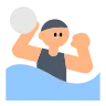 Person Playing Water Polo: Medium-Light Skin Tone Emoji 🤽🏼 image - Tossface style