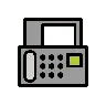 เครื่องโทรสาร Emoji 📠 image - OpenMoji style