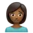 Person Frowning: Medium-Dark Skin Tone