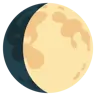 Wachsendes Gibbous-Mond-Symbol Emoji 🌔 image - Google Noto Color style