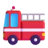 Fire Engine Emoji 🚒 image - Microsoft 3D Fluent style