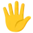 Hand With Fingers Splayed