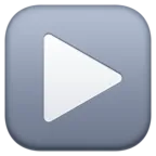 Play Button Emoji ▶ image - Facebook Meta style