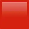 สี่เหลี่ยมสีแดงขนาดใหญ่ Emoji 🟥 image - Apple style