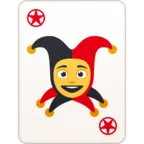 Naipes joker negro Emoji 🃏 image - Facebook Meta style