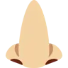 Nose: Medium-Light Skin Tone Emoji 👃🏼 image - Twitter / X (Twemoji) style