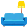 ソファとランプ Emoji 🛋 image - Google Noto Color style