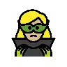 Woman Supervillain: Medium-Light Skin Tone Emoji 🦹🏼‍♀️ image - OpenMoji style