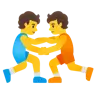 Emoji lottatori 🤼 image - Google Noto Color style