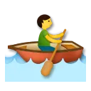 Person Rowing Boat