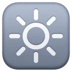 고휘도 심볼 Emoji 🔆 image - Facebook Meta style