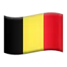 Flag: Belgium Emoji 🇧🇪 image - Apple style