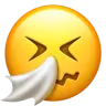 Sneezing Face Emoji 🤧 image - Apple style