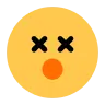 めまい顔 Emoji 😵 image - Tossface style