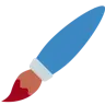 Unterer linker Pinsel Emoji 🖌 image - Twitter / X (Twemoji) style