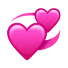 Drehende Herzen Emoji 💞 image - Telegram style