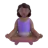 Woman In Lotus Position: Medium-Dark Skin Tone