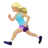 Woman Running: Medium-Light Skin Tone