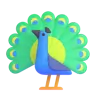 Emoji Pavone 🦚 image - Microsoft 3D Fluent style