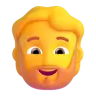 Emoji Persoana cu barba 🧔 image - Microsoft 3D Fluent style