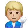 Man Mechanic: Medium-Light Skin Tone Emoji 👨🏼‍🔧 image - Samsung style
