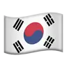Flag: South Korea Emoji 🇰🇷 image - Apple style