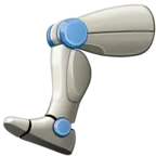 Mechanical Leg Emoji 🦿 image - Facebook Meta style