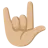 Love-You Gesture: Medium-Light Skin Tone