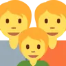 ครอบครัว Emoji 👪 image - Twitter / X (Twemoji) style