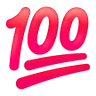 Yüz Puan Simgesi Emoji 💯 image - Samsung style