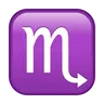 Scorpio Emoji ♏ image - Telegram style