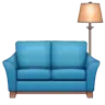 ソファとランプ Emoji 🛋 image - WhatsApp style