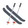 Skis Emoji 🎿 image - Tossface style