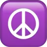 Znak pokoju Emoji ☮ image - Apple style