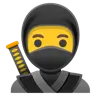 Ninja Emoji 🥷 image - Google Noto Color style
