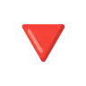สามเหลี่ยมสีแดงชี้ลง Emoji 🔻 image - Google Noto Color style