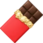 Chocolate Bar Emoji 🍫 image - Facebook Meta style