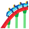 Emoji Montagne russe 🎢 image - Google Noto Color style