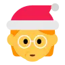 Mx Claus Emoji 🧑‍🎄 image - Tossface style